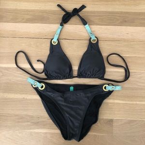 Vix Bikini with Leather Detail Size S